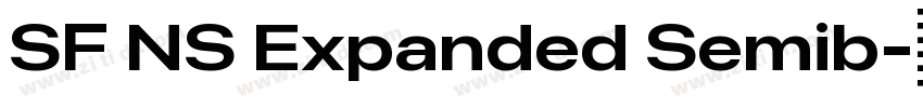 SF NS Expanded Semib字体转换 SF NS Expanded Semib字体转换